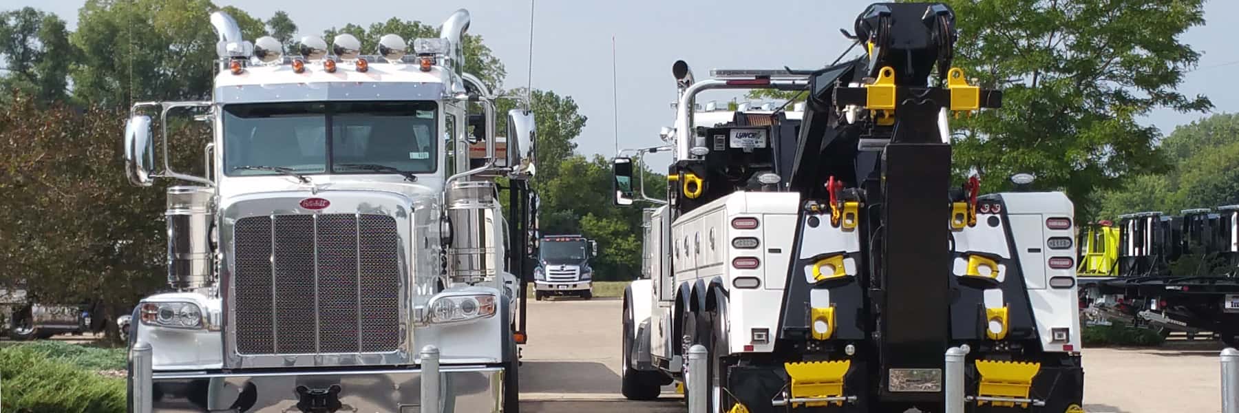 Two Heavy Duty Tow Trucks