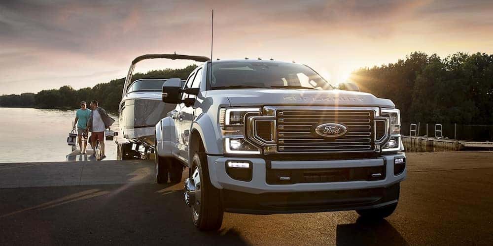 2020 Ford F-450 Towing Boat