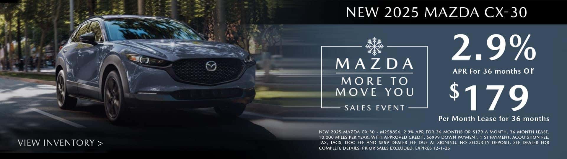 2025 Mazda CX-30 Specials