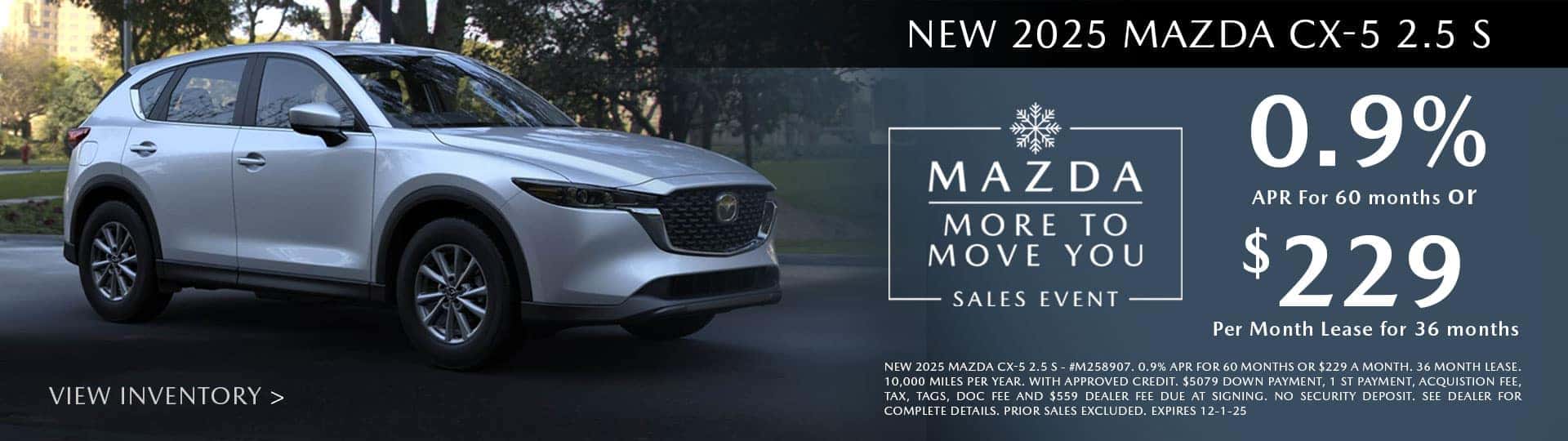 2025 Mazda CX-5 Specials