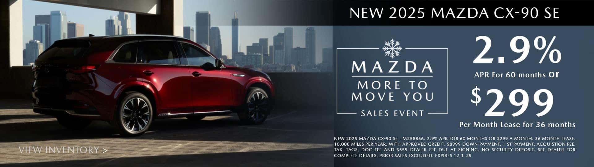 2025 Mazda CX-90 Specials