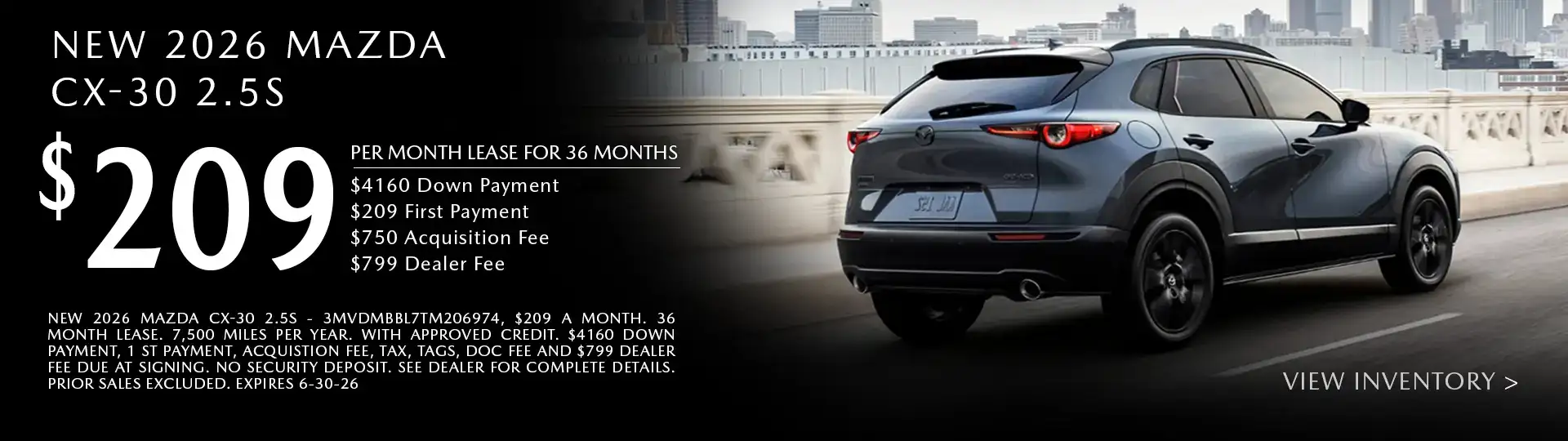 New 2026 Mazda CX-30