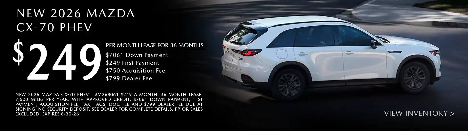 New 2026 Mazda CX-70 Hybrid Preferred