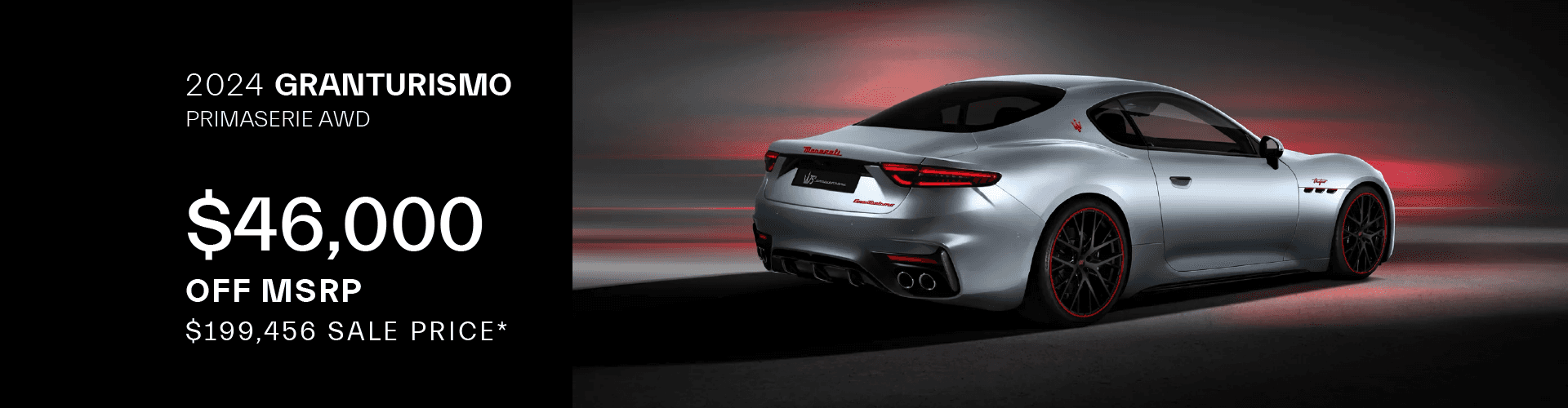 2024 GRANTURISMO PREMASERIE AWD Big Savings! $46,000 Off MSRP $199,456 Sale Price
