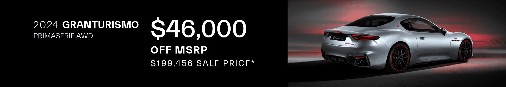 2024 GRANTURISMO PREMASERIE AWD Big Savings! $46,000 Off MSRP $199,456 Sale Price