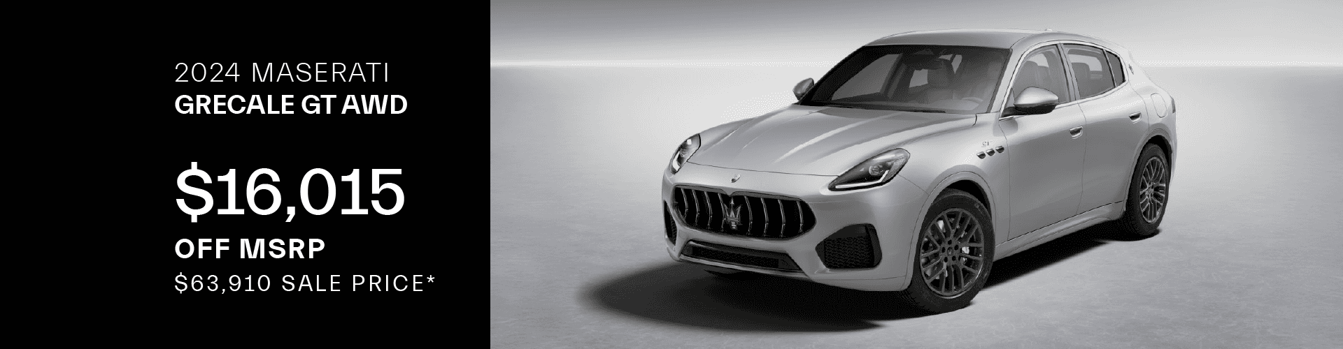 2024 GRECALE GT AWD Big Savings! $16,015 Off MSRP $63,910 Sale Price