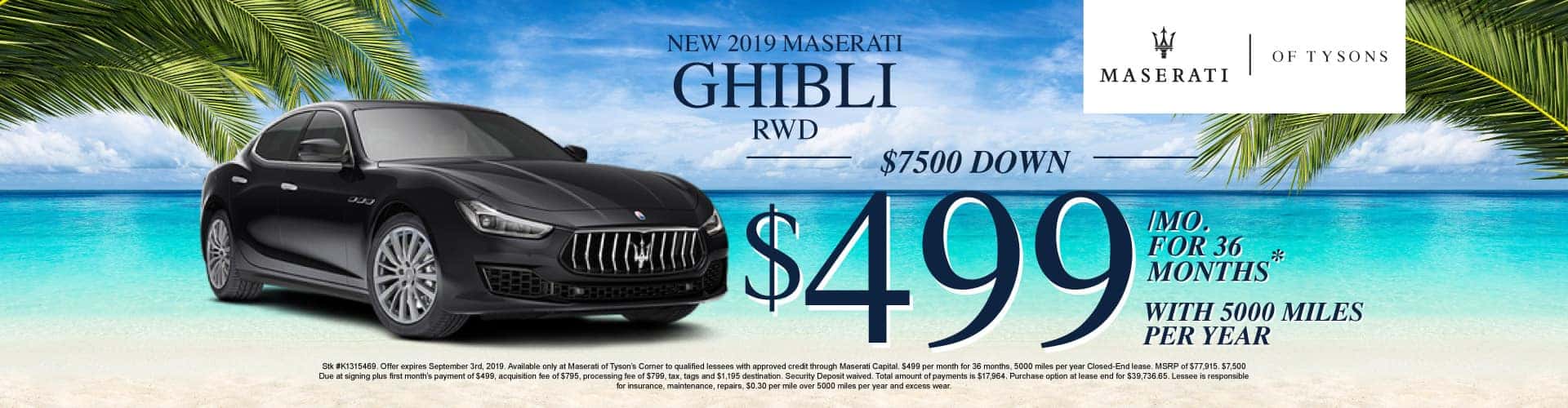 Maserati Lease Specials Maserati Of Tysons