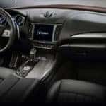Maserati interior with black luxury furnishings