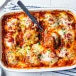 meatball pasta bake casserole