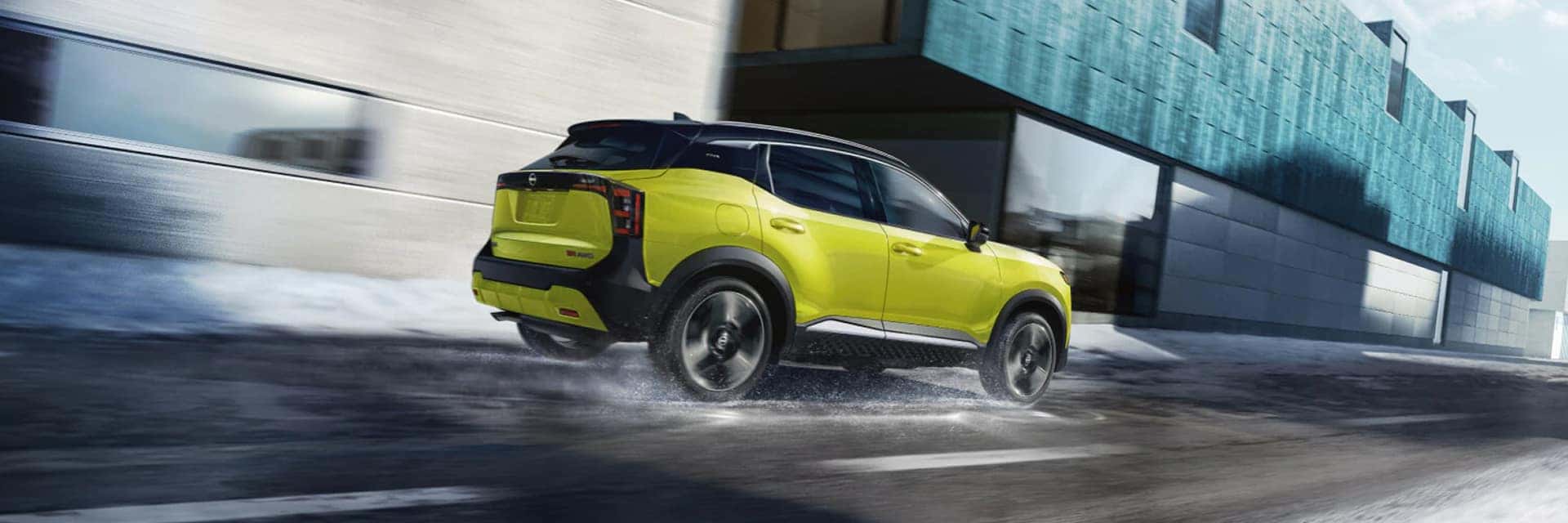 2026 nissan kicks driving on road