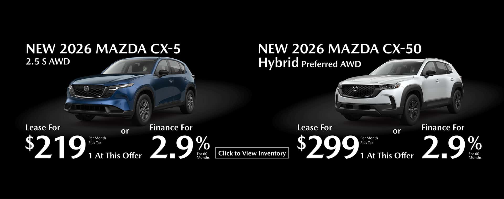 cx5 and cx50 offer