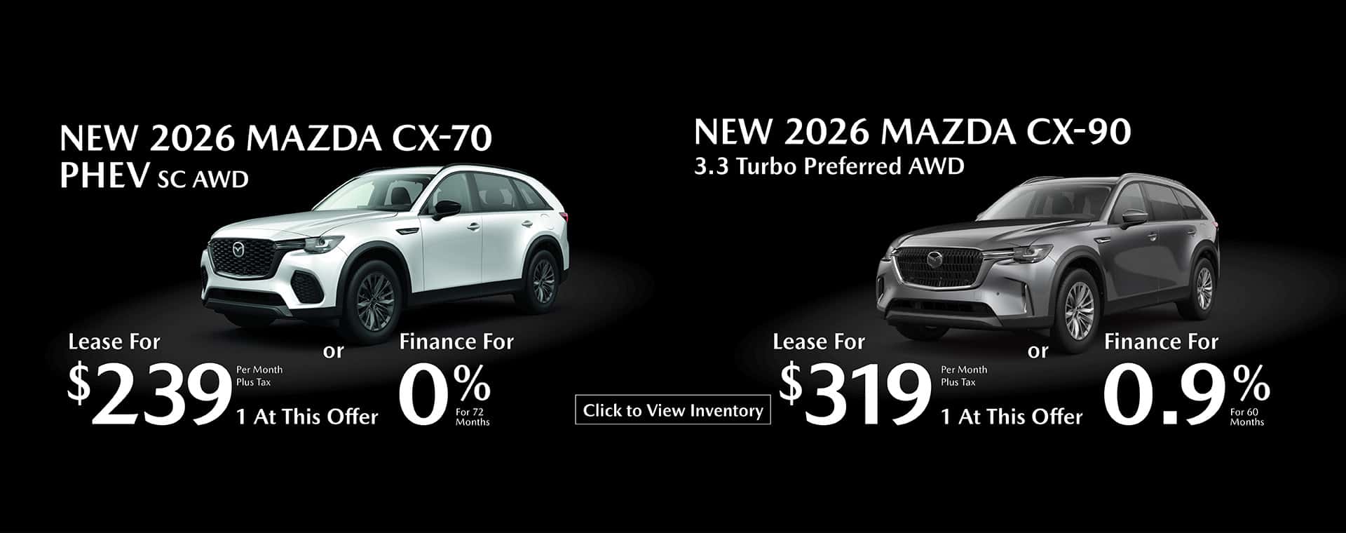 cx70 and cx90 offer