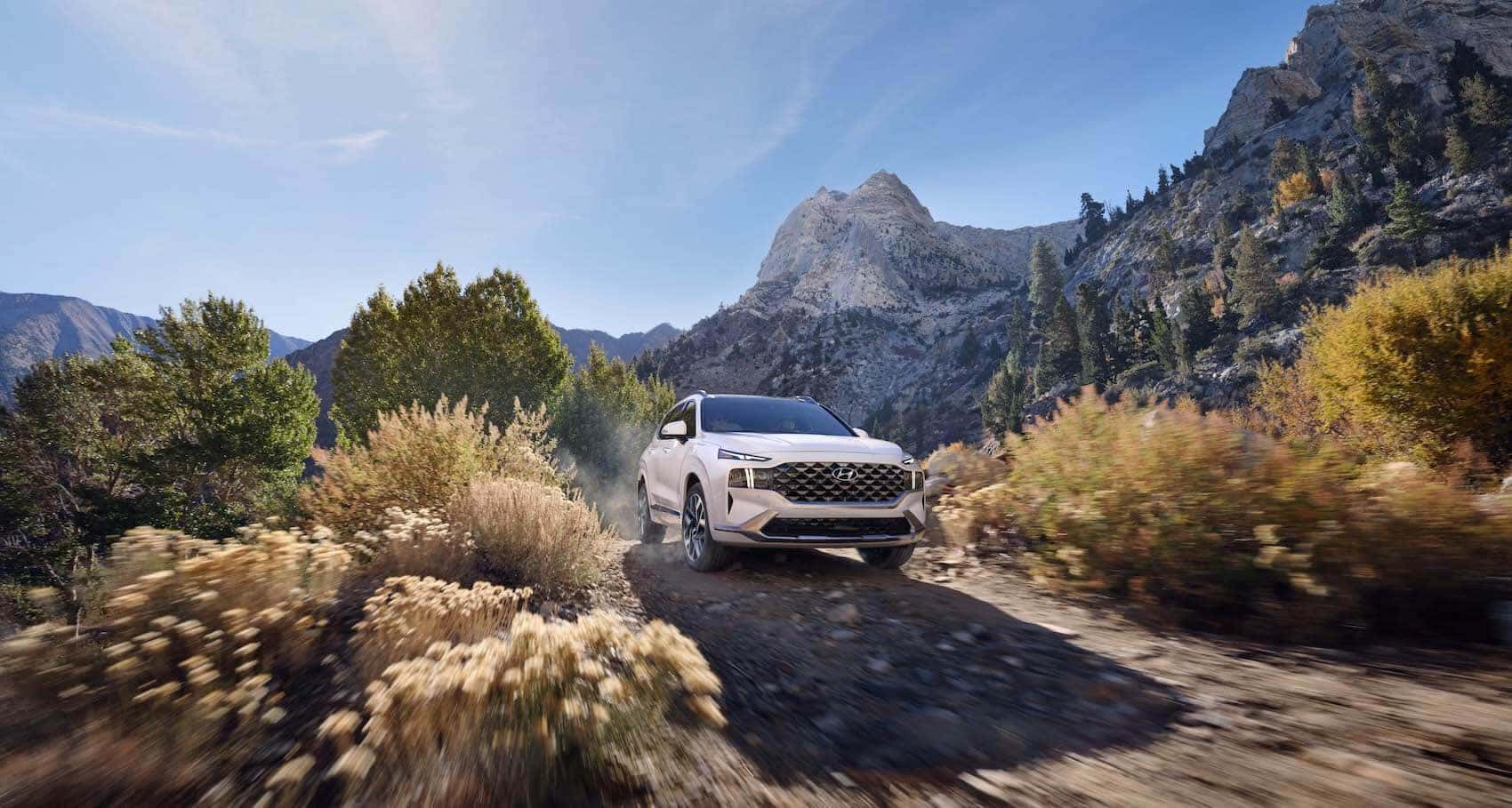 Hyundai Santa Fe Driving Off Road