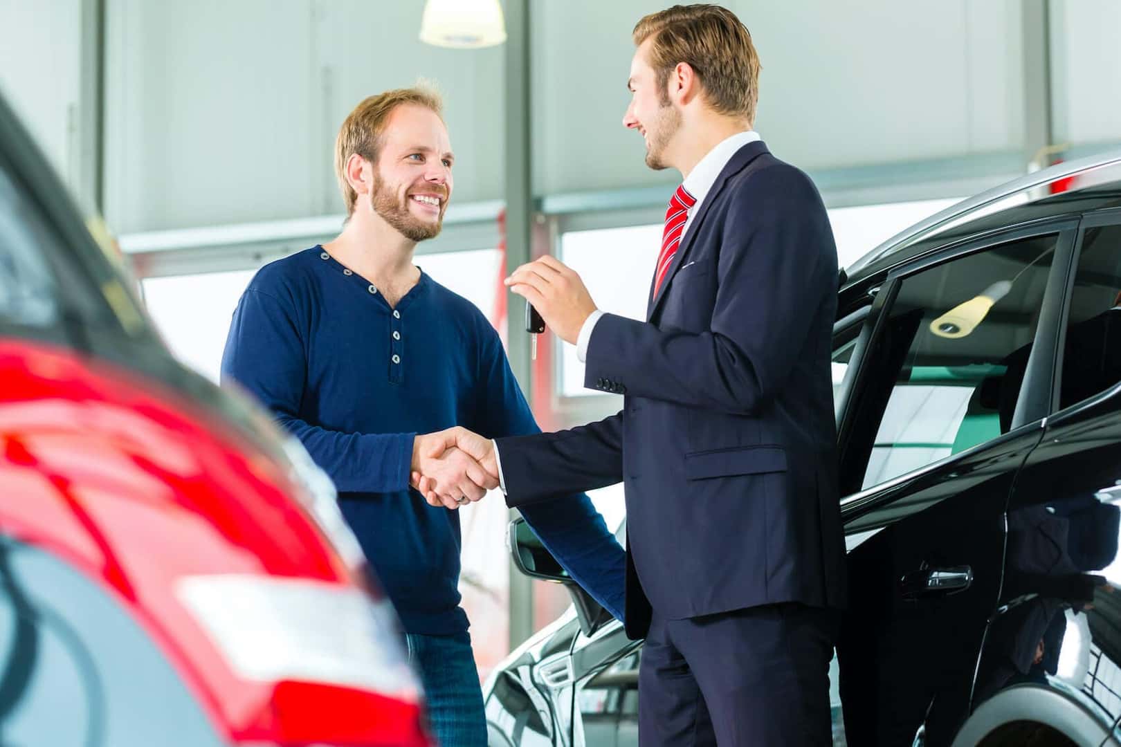 Sales Team Helping Guest