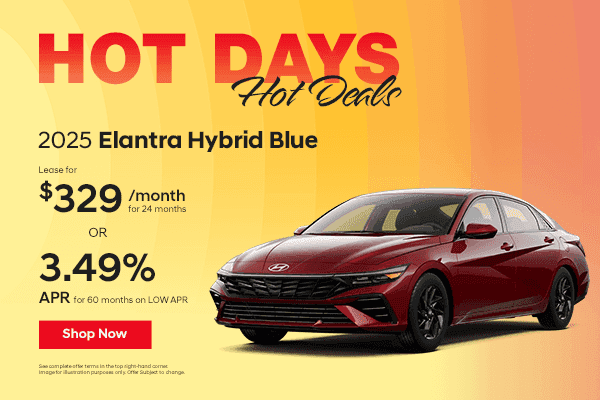 2025 Hyundai Elantra Hybrid Blue