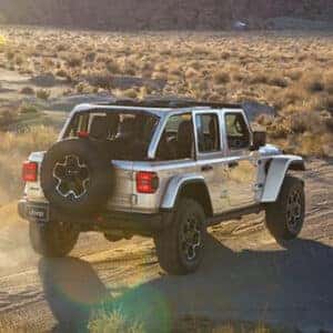 Jeep 4xe Desert Rear View