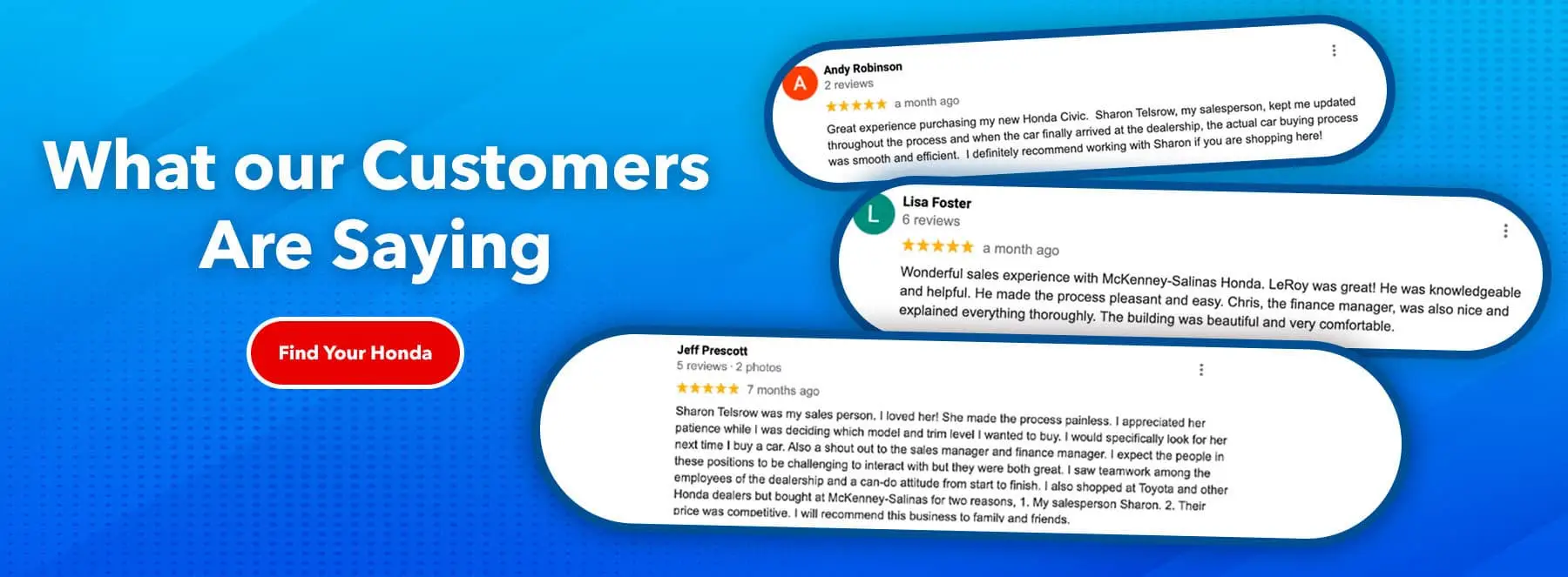 What our customers are saying