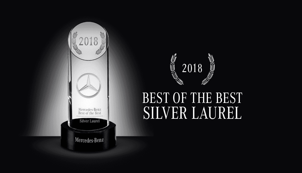 Proud winner of the Mercedes-Benz Best of the Best Dealer Recognition award Proud winner of the Mercedes-Benz Best of the Best Dealer Recognition award