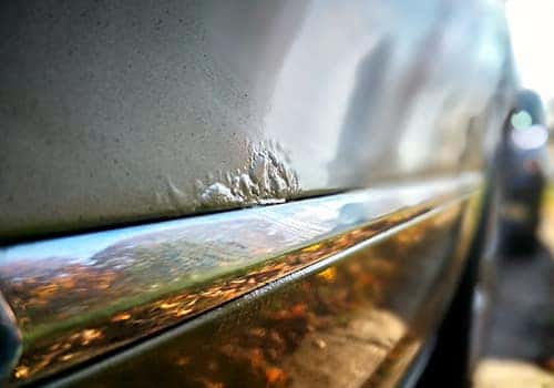 Flood damaged cars tend to have corrosion damage