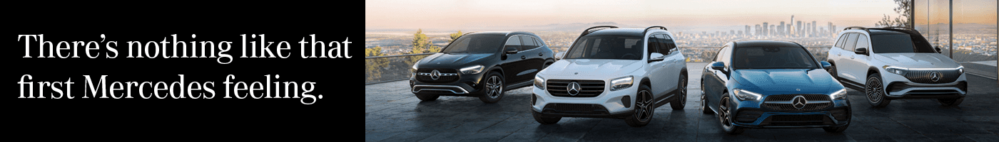 There’s nothing like that first Mercedes feeling.