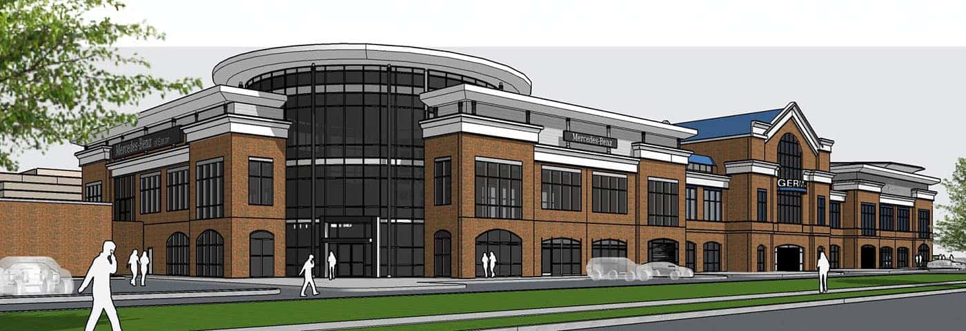 Showroom Renovation at Mercedes-Benz of Easton 01