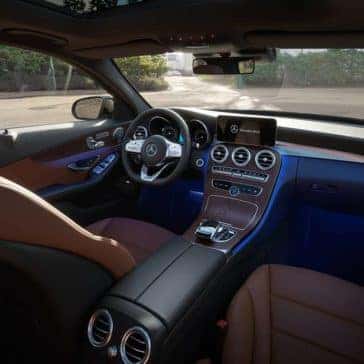 2019 Mercedes-Benz C-Class Sedan front interior