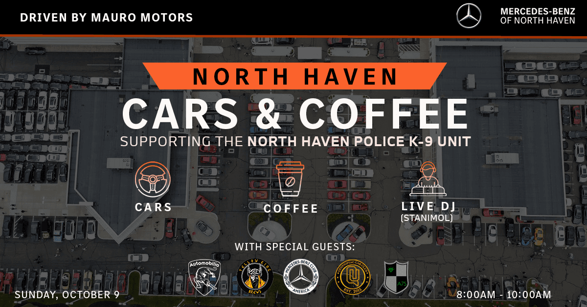 October North Haven Cars & Coffee Supporting the North Haven Police K9