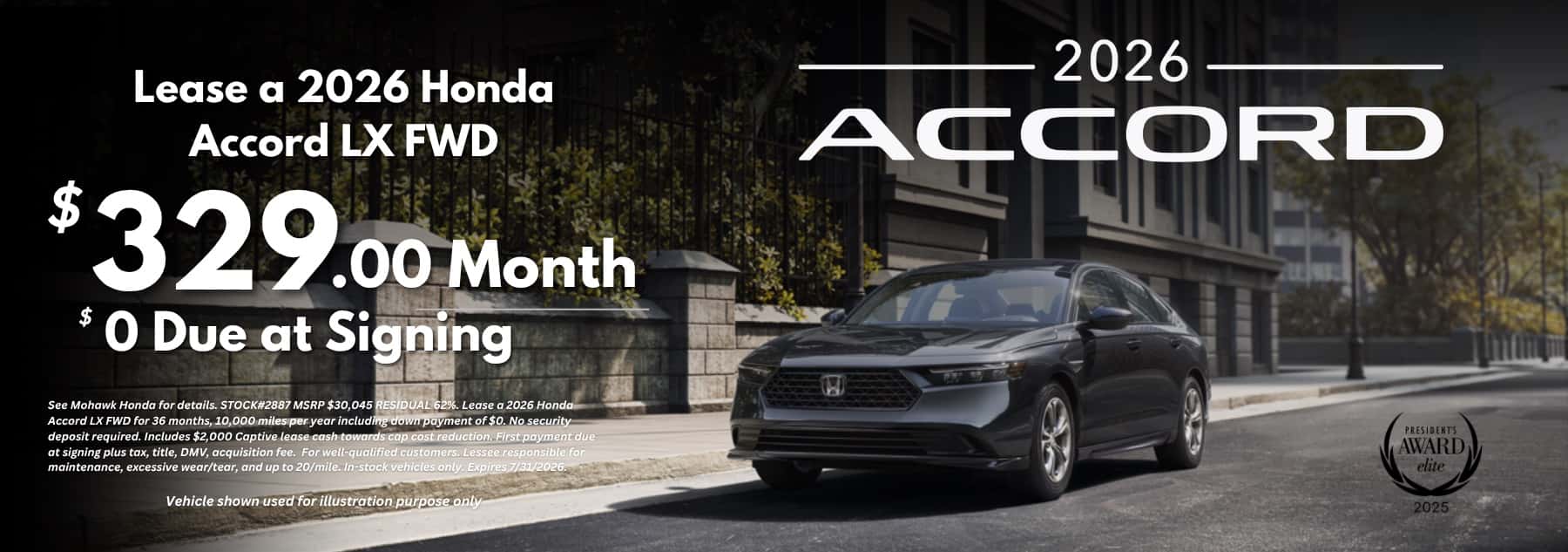 accord LX Jult desk