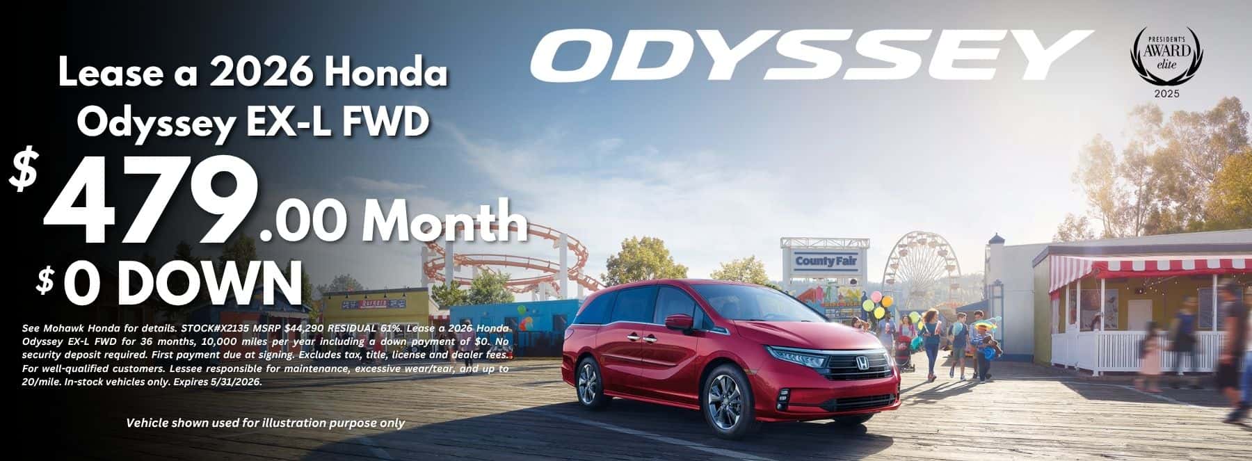 Odyssey May Lease Special Mohawk honda Desktop size