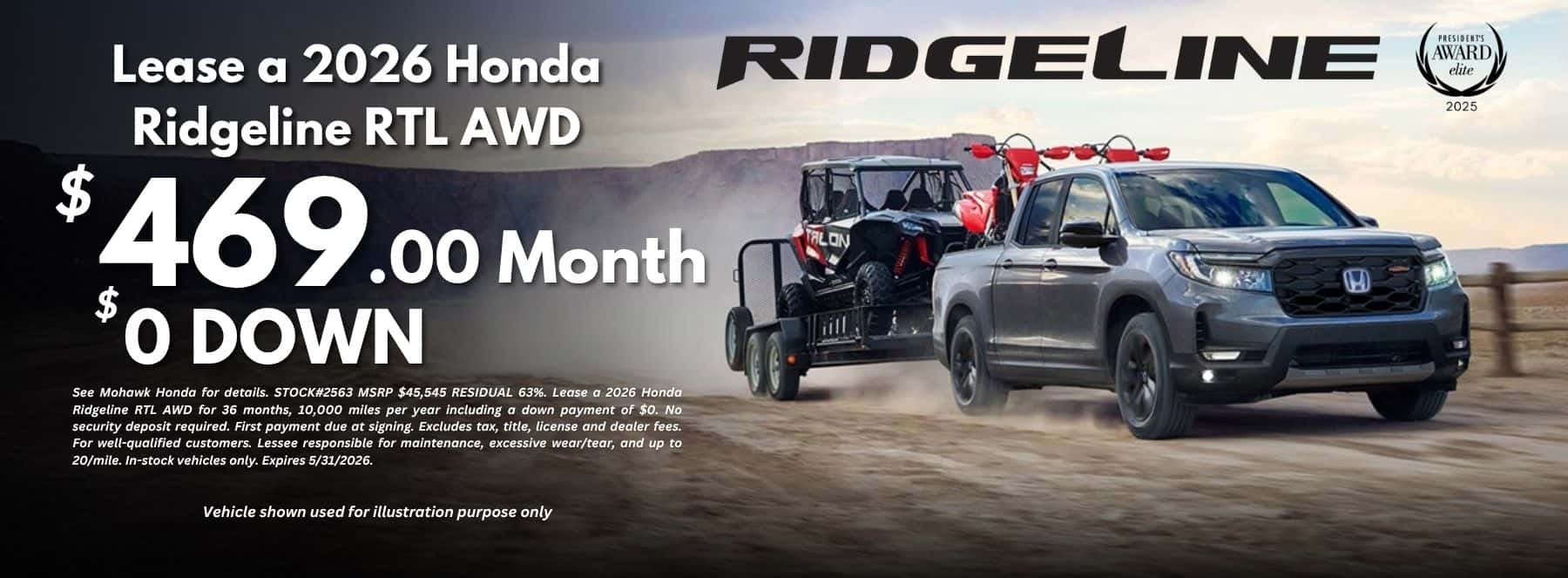 Ridgeline Lease Special May Desktop size2026