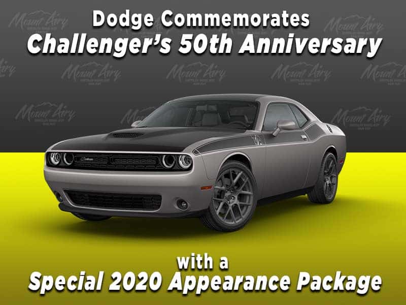 Dodge Commemorates Challenger S 50th Anniversary With A Special Appearance Package Mount Airy Chrysler Dodge Jeep Ram Fiat