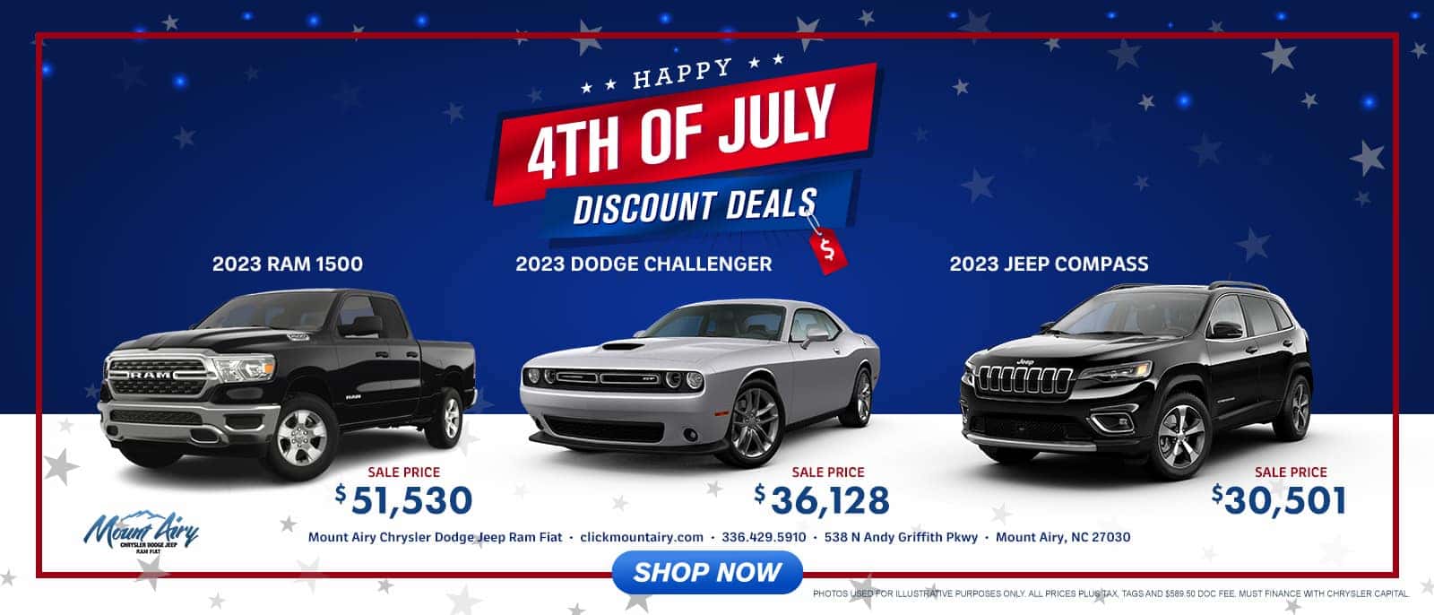 Mount Airy Chrysler Dodge Jeep Ram Fiat in NC & VA