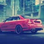A sedan bought online