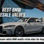 Banner showing "Best Value BMWs" with tagline "Uncover which BMW models retain value the longest."