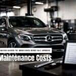 Mercedes-Benz GLC Maintenance Costs – Comprehensive guide to Mercedes-Benz GLC upkeep, featuring a luxury GLC SUV in a modern service center setting.