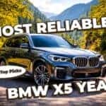 Most Reliable BMW X5 Years – Shop the best years for performance and peace of mind. Banner features a modern BMW X5 on a scenic road, highlighting reliability and quality.