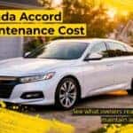 Banner reading “Honda Accord Maintenance Cost” with the message “See what owners really pay to maintain an Accord.”
