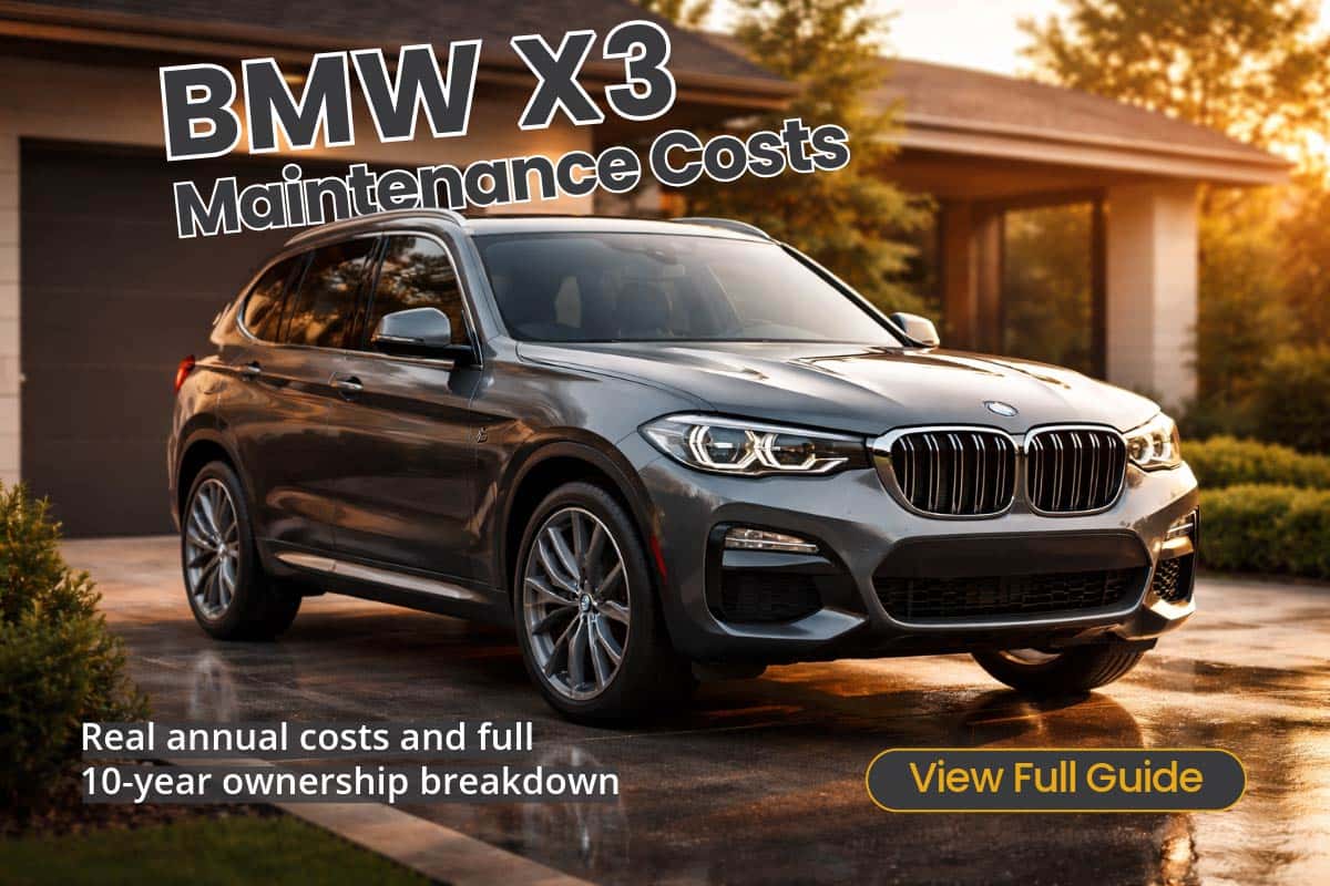 BMW X3 Maintenance Costs – Real annual costs and full 10-year ownership breakdown