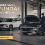 Lowest-cost Hyundai to maintain: See which Hyundai models cost less to own, featuring a silver Hyundai Tucson.