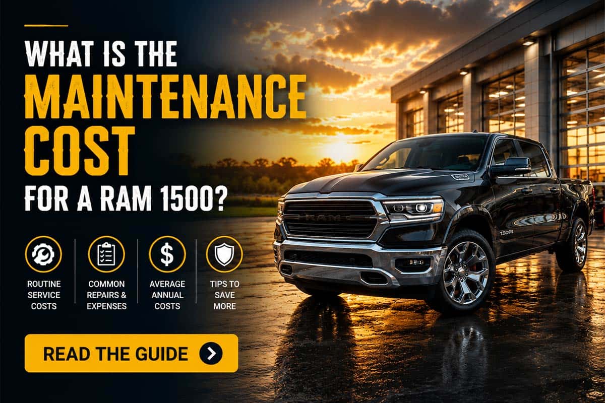 Ram 1500 Maintenance Costs Explained – Discover annual maintenance costs, common repairs, and expert tips to keep your Ram 1500 running reliably for years.