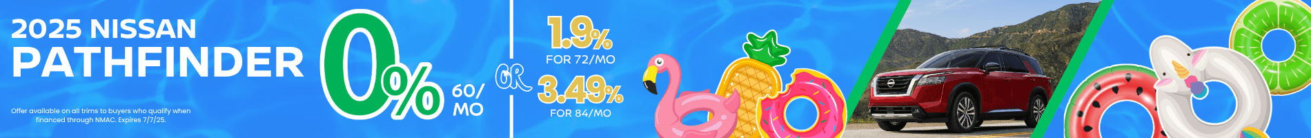 0% on 2025 Pathfinder