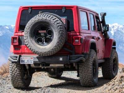 American Expedition Vehicles AEV Jeep Wrangler Rear Bumper & Tire Carrier