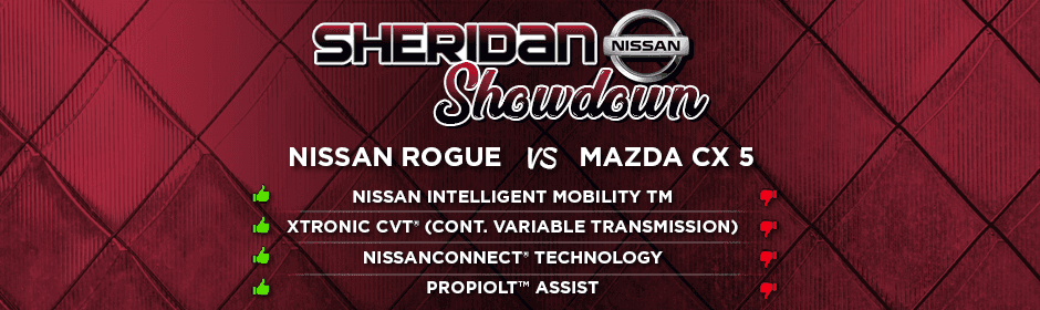 Sheridan Showdown: 2018 Nissan Rogue vs. Mazda CX 5