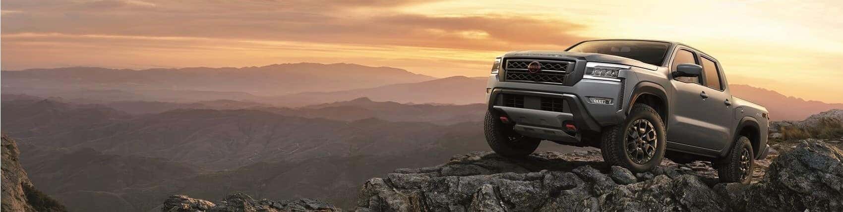 2022 Nissan Frontier on Rocks Snipped