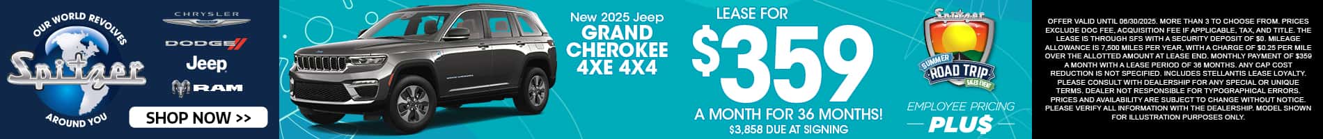 06.2025_Carrera_Lease a New 2025 Jeep Grand Cherokee 4x4 4XE for $359/mo!