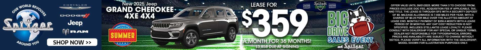 08.2025_Carrera_Lease a New 2025 Jeep Grand Cherokee for $359/mo!