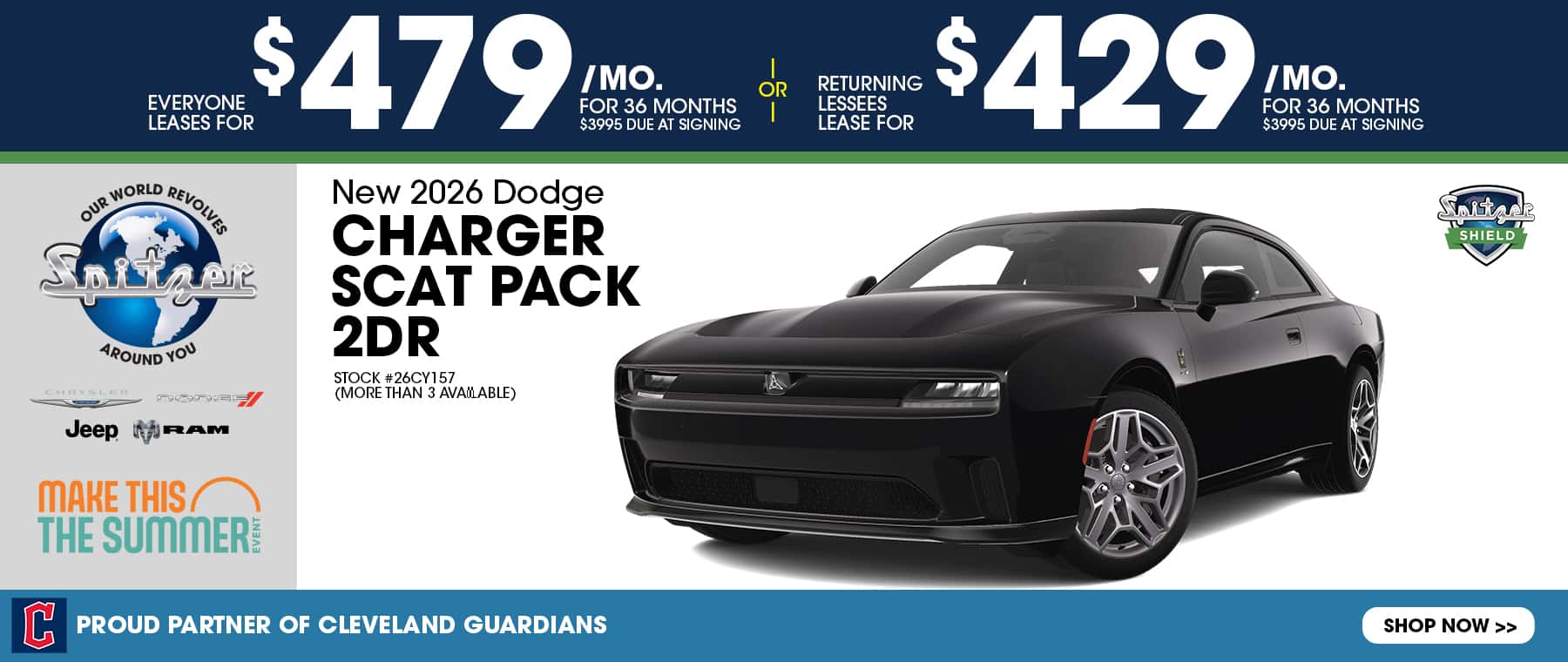 07.2026_2026 Dodge Charger_Lease for $479 for 36 mo OR returning lessees lease for $429 for 36 mo