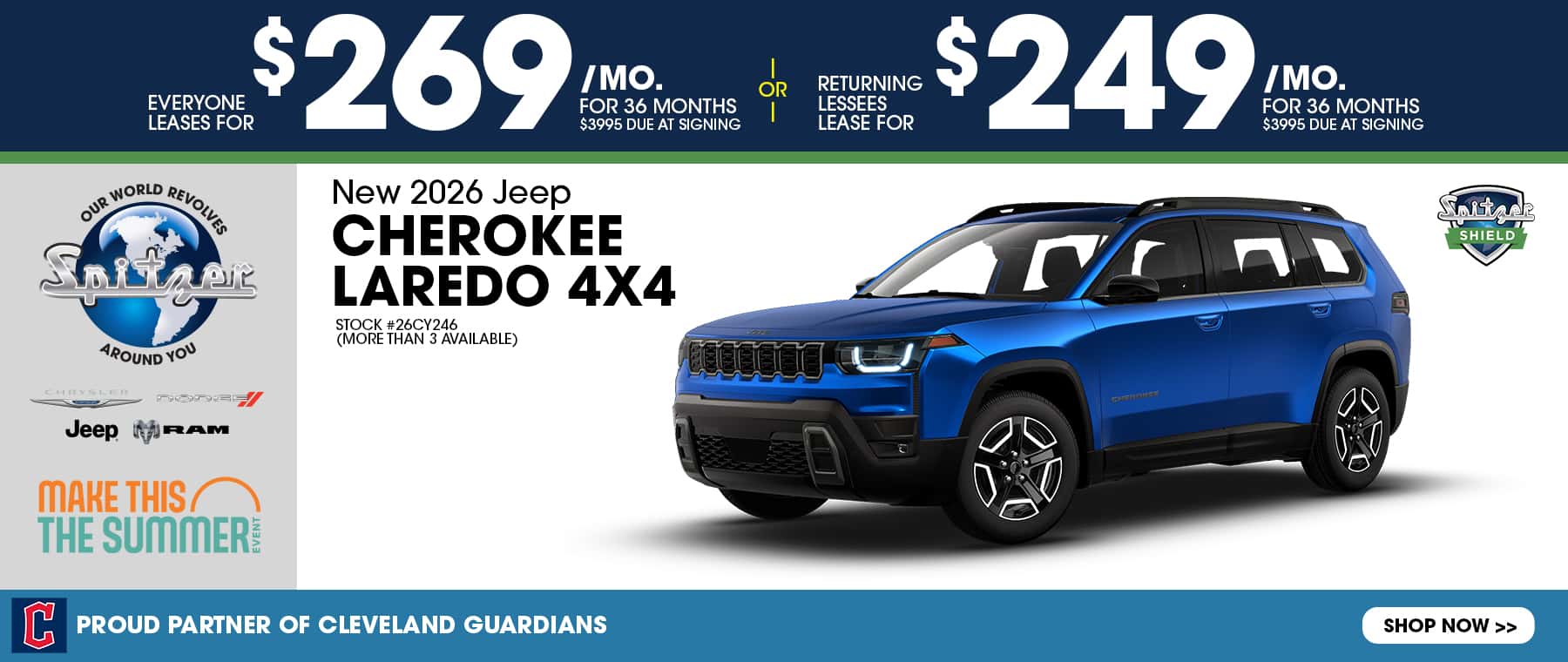 07.2026_2026 Jeep Cherokee_Lease for $269 for 36 mo OR returning lessees lease for $249 for 36 mo