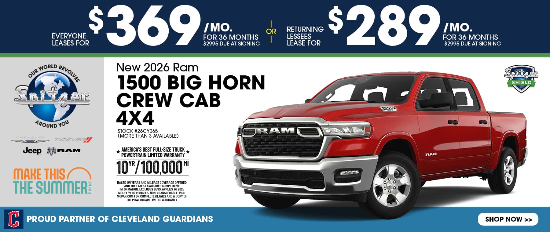 07.2026_New 2026 Ram 1500 Lease for $369/mo for 36 months OR returning lessees lease for $289 for 36 mo