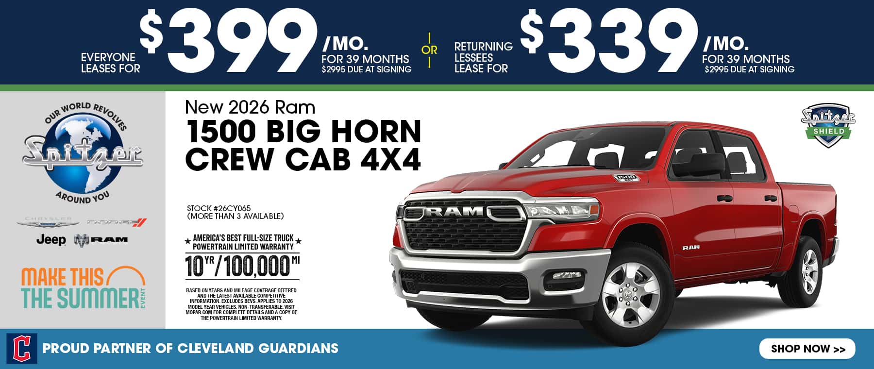 08.2026_Ram 1500_Everyone lease for $399 for 39 mo OR Returning leesses lease for $339 for 39 mo